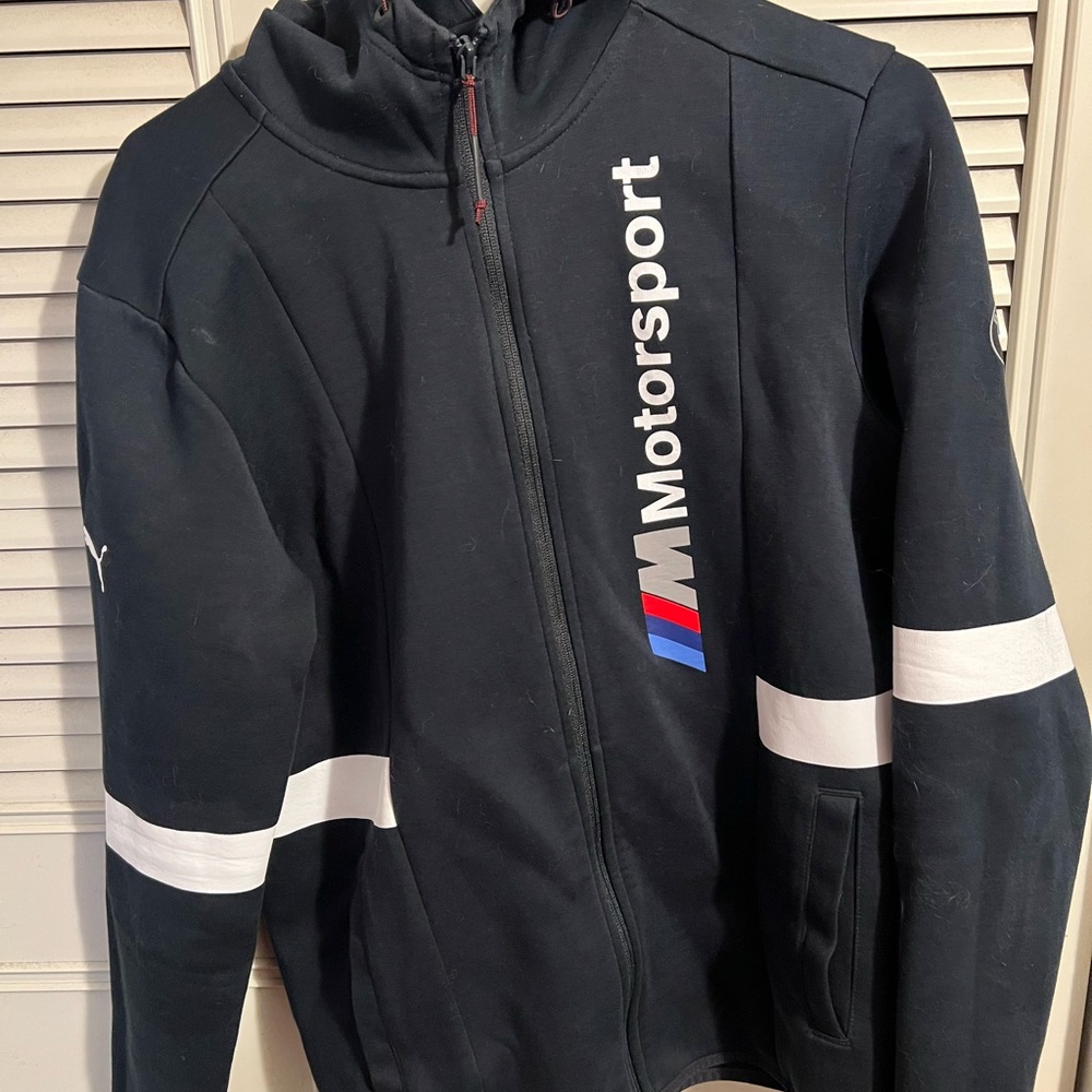 Puma BMW Motorsport Full Zip Hoodie Size Small